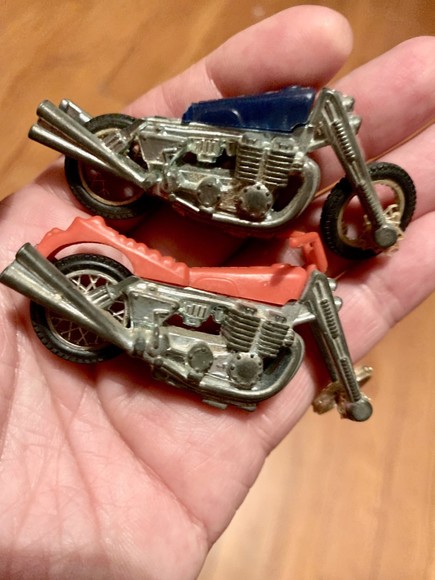 Lot of 3 VTG Motorcycles Made in Hong Kong & Mattel PARTS - Picture 10 of 10
